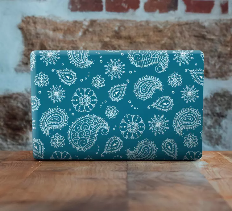 Modré pozadí skiny notebooku - TenStickers