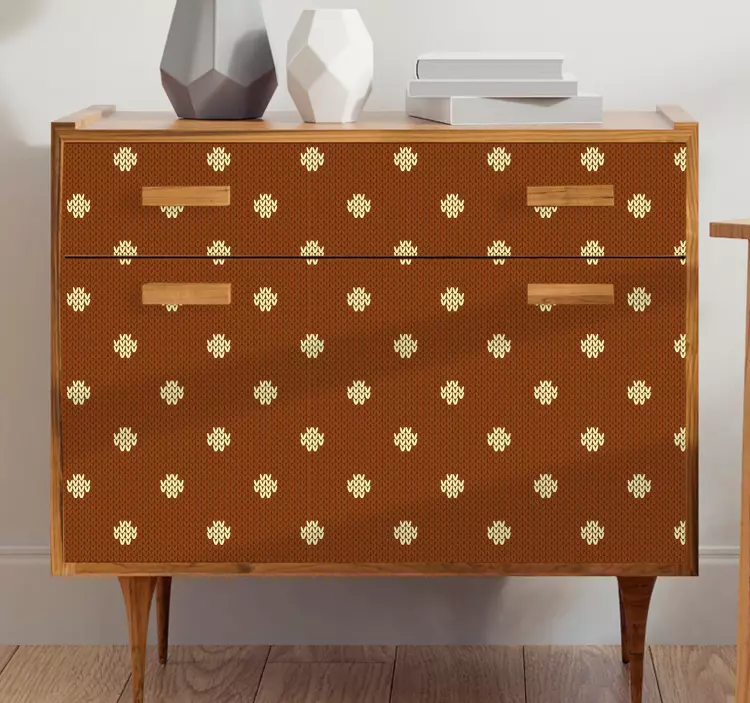 Motiv puntíků Nábytek nálepka - TenStickers