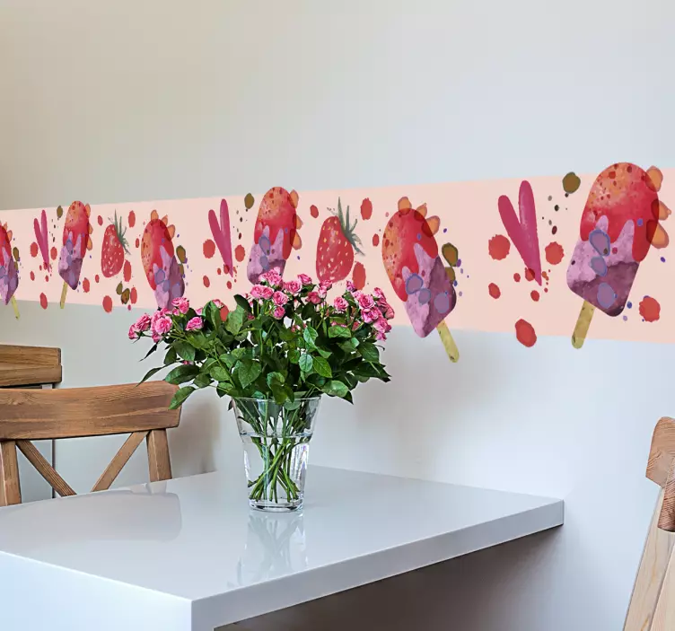 Nálepka akvarel výkresy na zeď - TenStickers