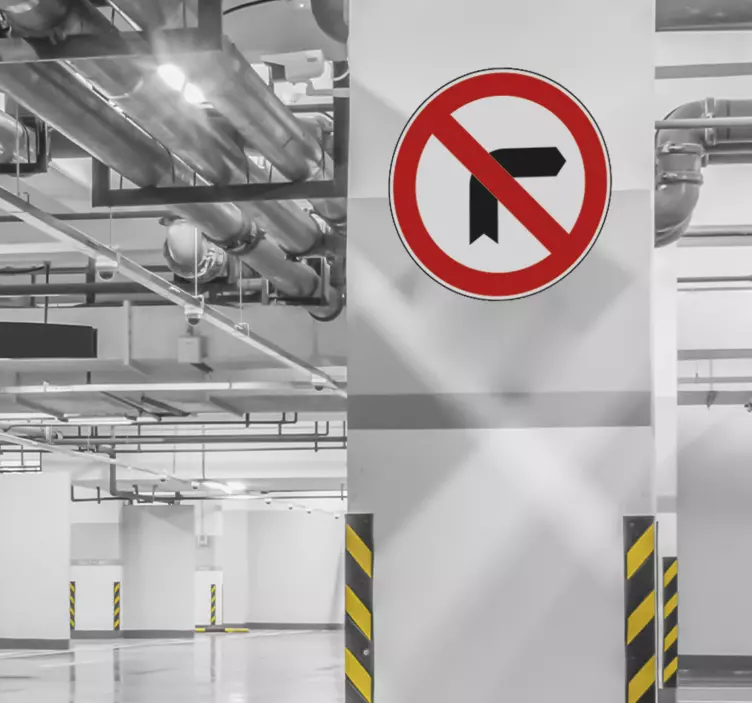 Nálepka bez otáčení doleva - TenStickers