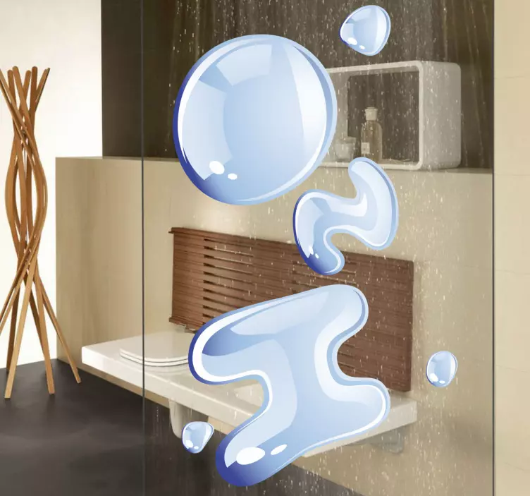 Nálepka dekorativní text h2o - TenStickers