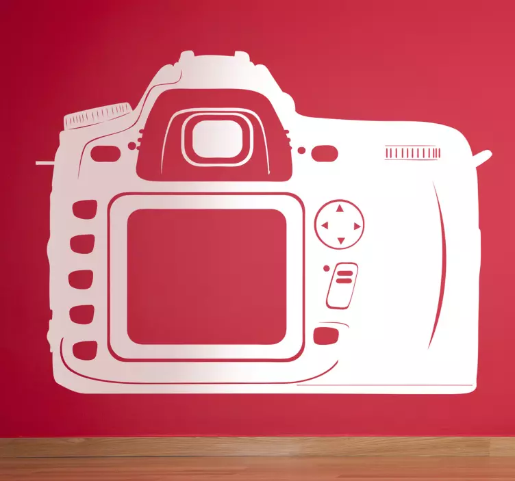 Nálepka digitálního fotoaparátu zezadu - TenStickers