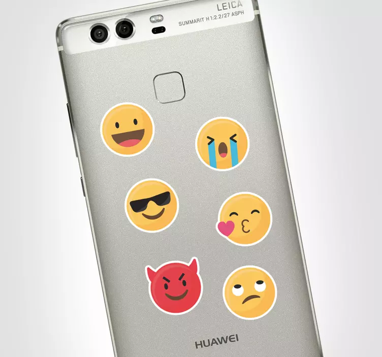 Nálepka emoji set huawei phone - TenStickers