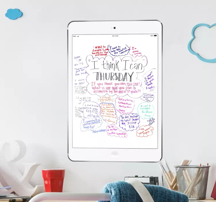 Nálepka ipad air whiteboard - TenStickers