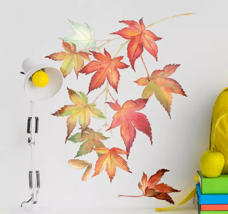 Nálepka japonské javorové listy - TenStickers