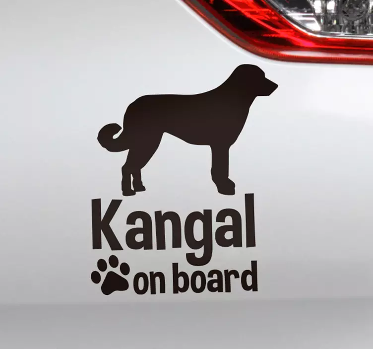 Nálepka kangal na palubě auta - TenStickers