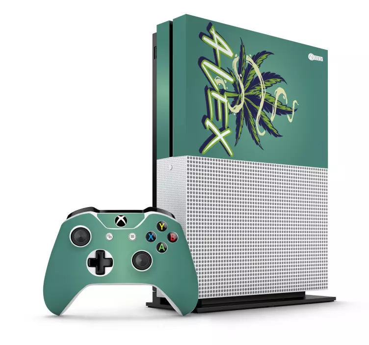 Konopné ilustrace graffiti xbox skin - TenStickers