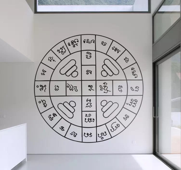 Nálepka kruhové tetování - TenStickers