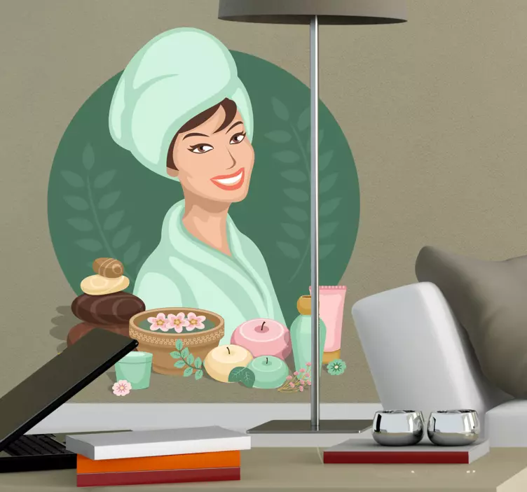 Nálepka lázeňského designu - TenStickers