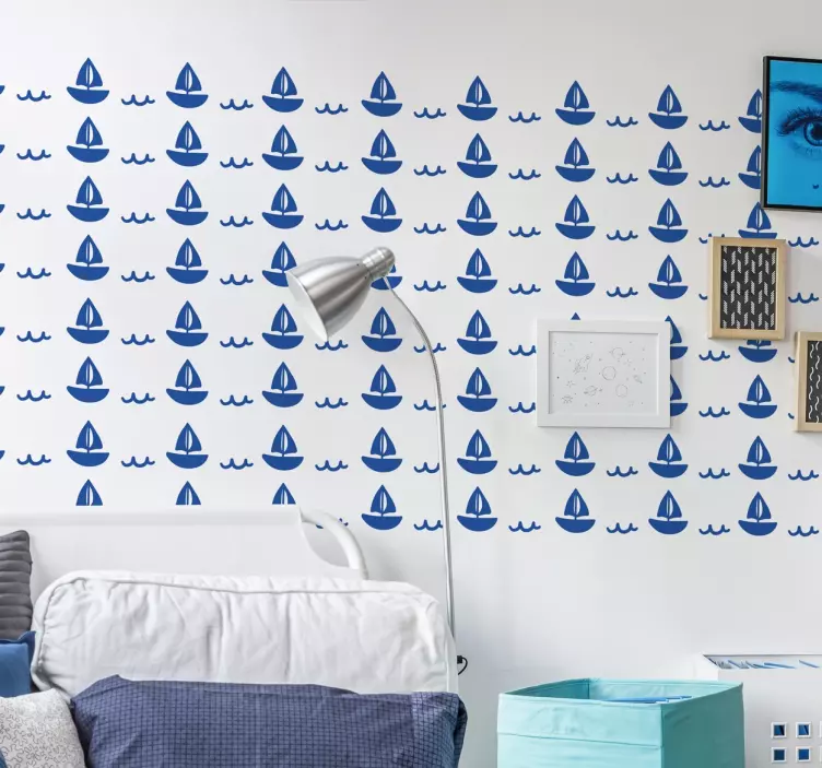 Nálepka malé lodi - TenStickers