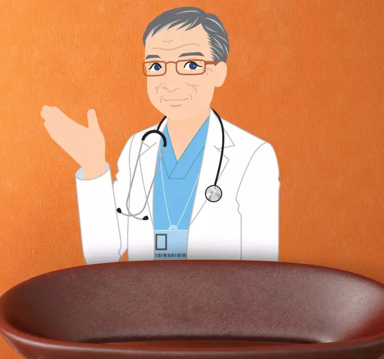 Nálepka na brýle lékaře - TenStickers