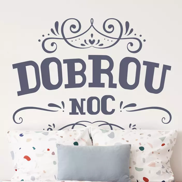 Nálepka dobré noční postele - TenStickers