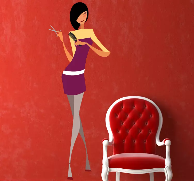 Nálepka na kadeřnictví - TenStickers