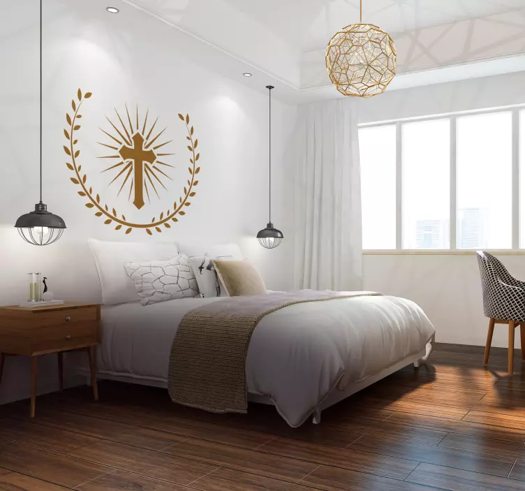 Nálepka na křesťanský kříž - TenStickers