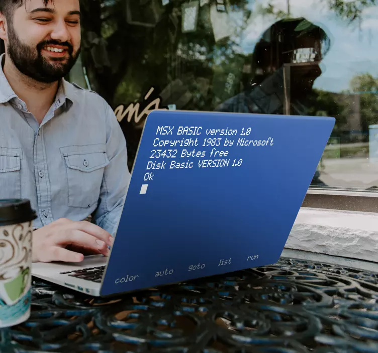 Nálepka na notebook msx - TenStickers