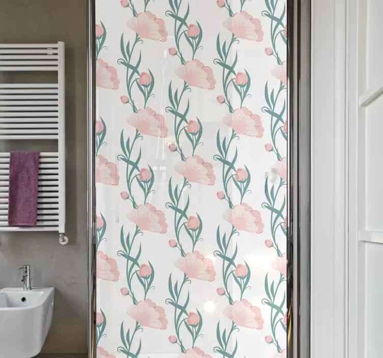 Nálepka na obrazovku s mákem květina - TenStickers