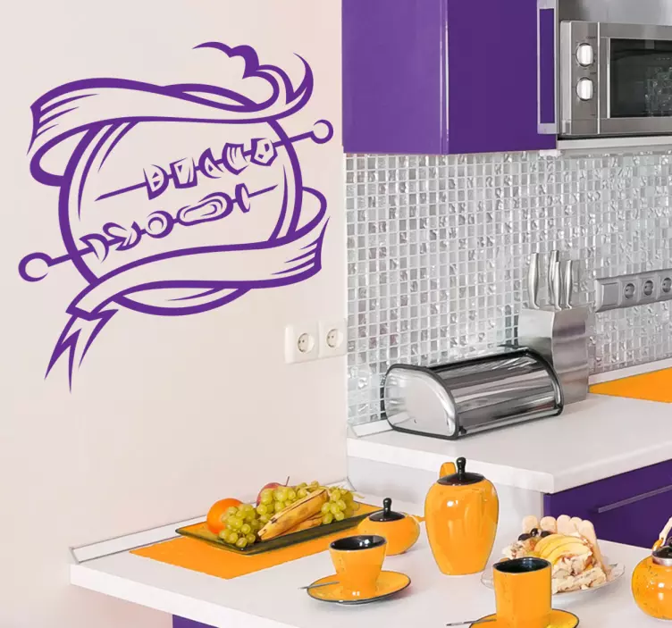 Nálepka na maso masové špejle - TenStickers