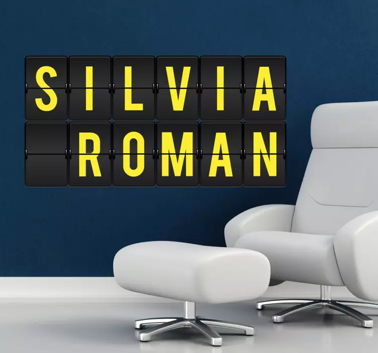 Nálepka na míru na panel letiště - TenStickers