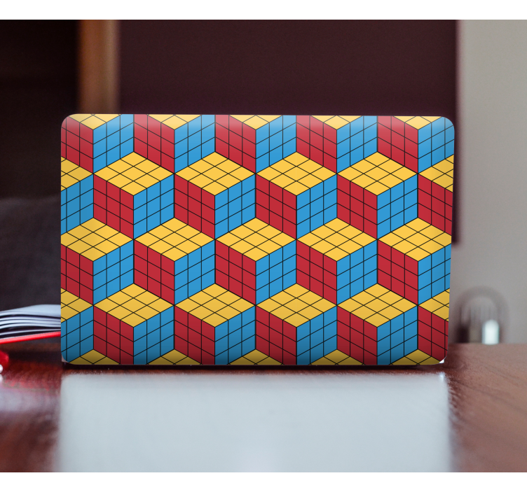 Rubik kostka originální vzor kůže pro notebook - TenStickers