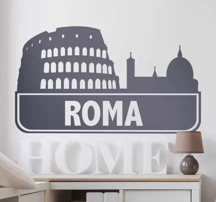 Nálepka na umístění roma - TenStickers