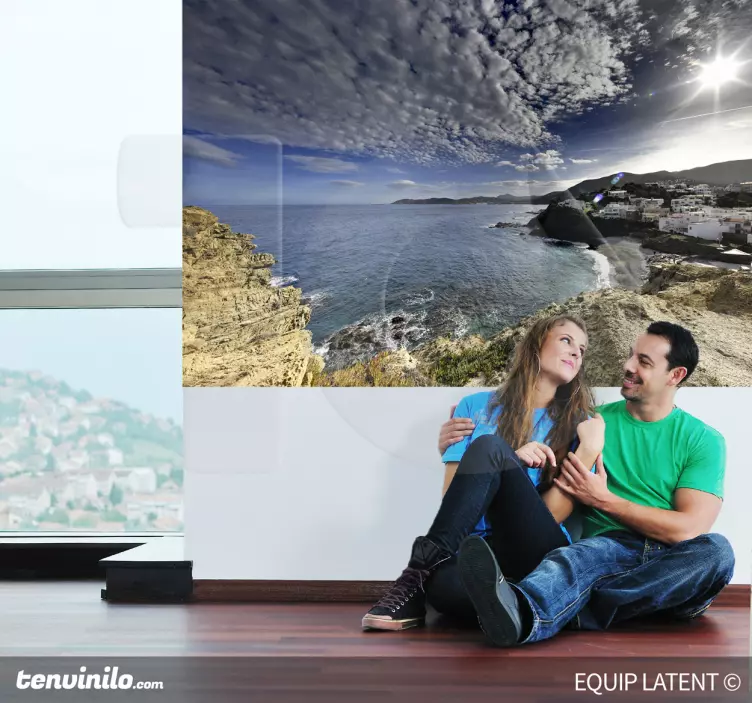 Nálepka na zeď na pobřeží moře - TenStickers