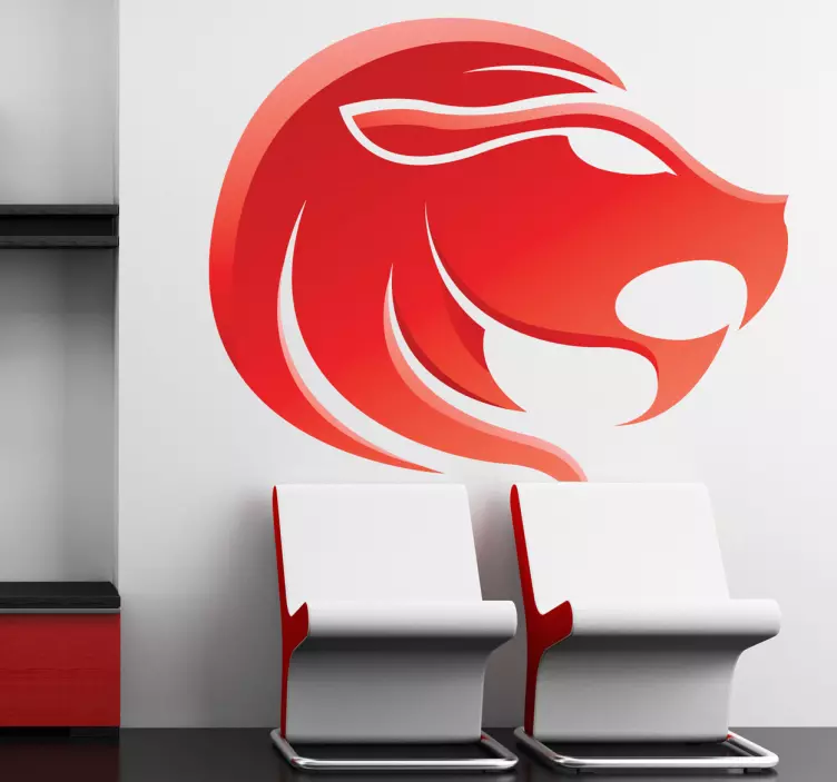 Nálepka na zeď znamení zvěrokruhu leo - TenStickers