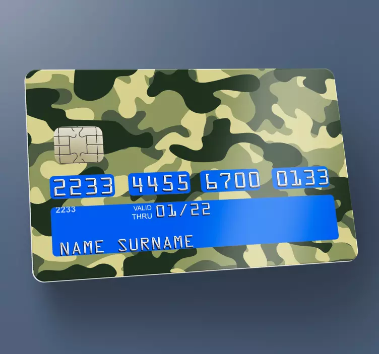 Nálepka na zelené a hnědé karty - TenStickers