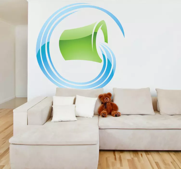 Nálepka na znamení zvěrokruhu vodnář - TenStickers