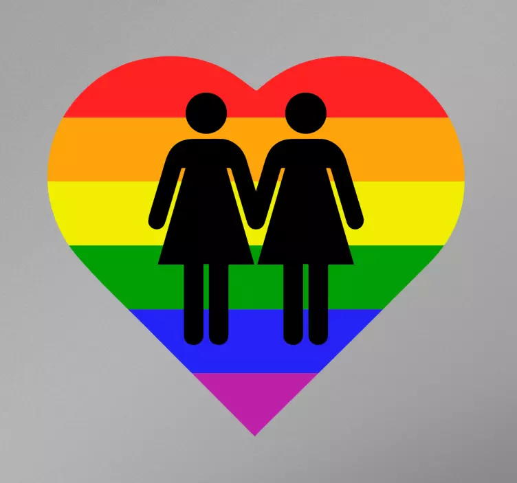 Nálepka pro homosexuální pár - TenStickers