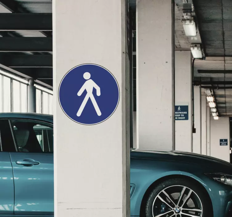 Výzdoba pro pěší dopravní značka - TenStickers