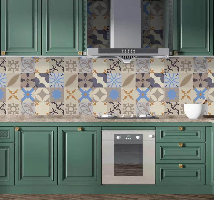 Nálepka z hydraulické dlaždice - TenStickers