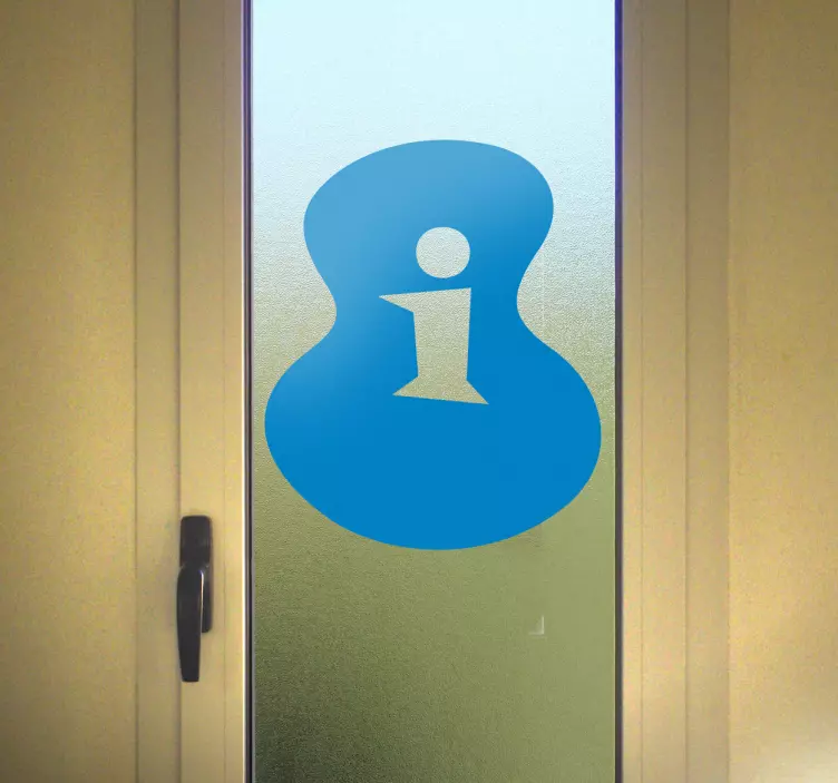 Nálepka s informačním bodem - TenStickers