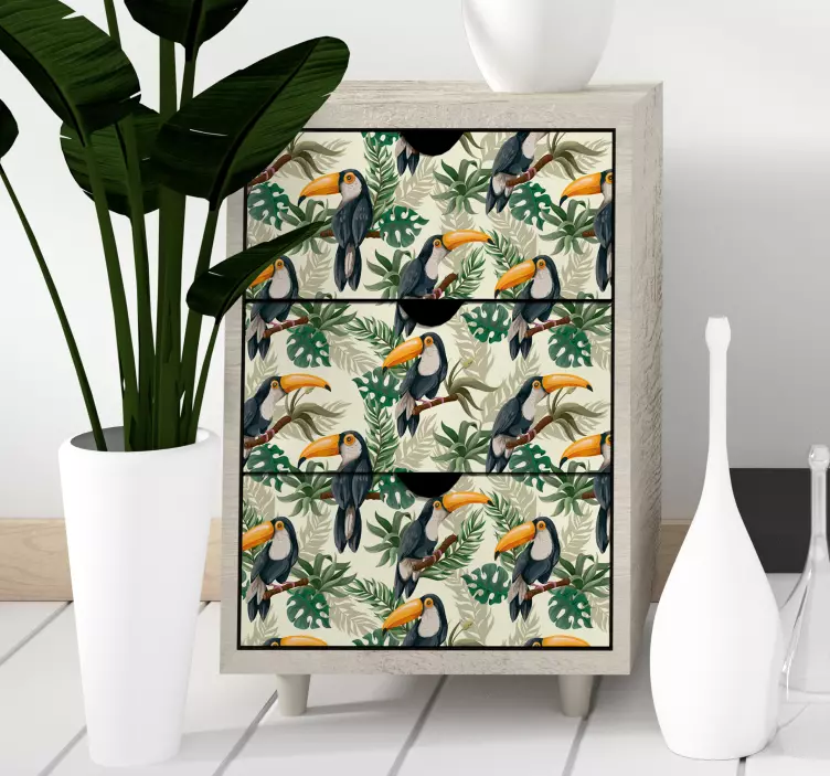 Nálepka na nábytek z džungle - TenStickers