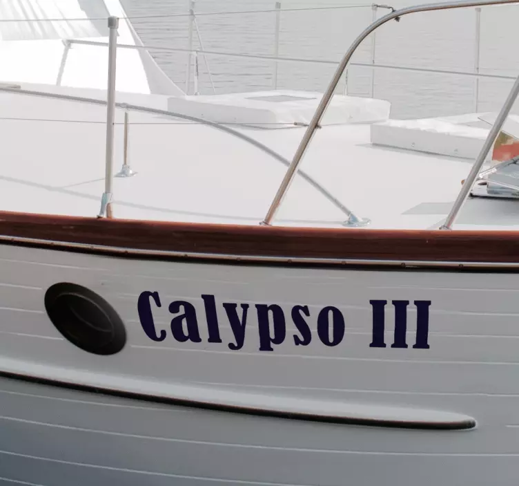 Nálepka s názvem lodi námořníci - TenStickers