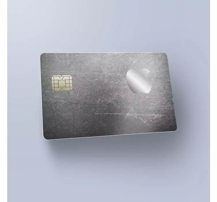 Nálepka šedé karty apple - TenStickers