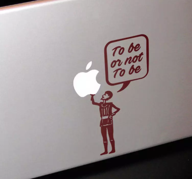 Nálepka shakespeare pro macbook - TenStickers