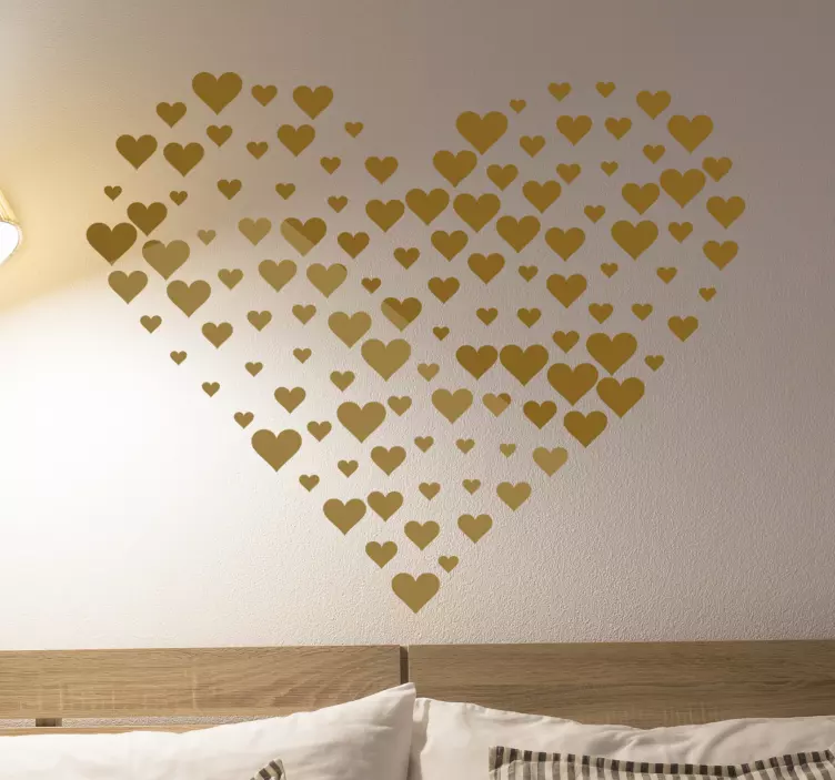 Srdce obtisky - TenStickers