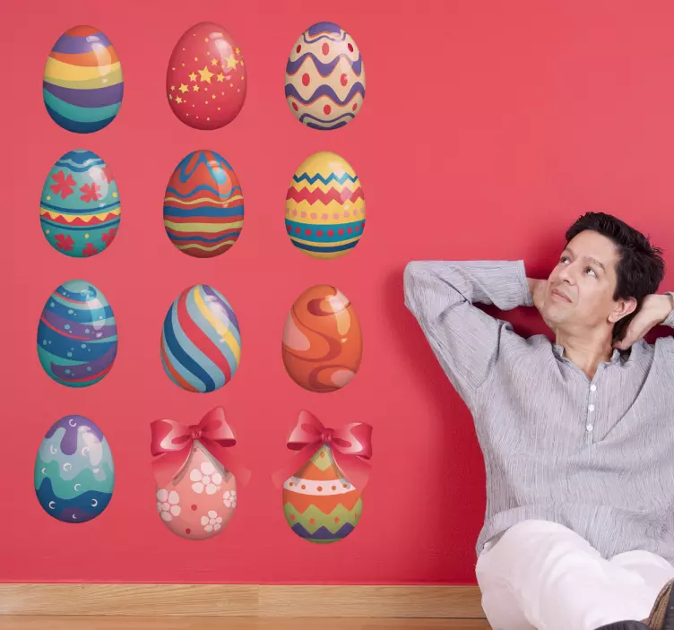 Nálepka velikonoční vajíčka - TenStickers