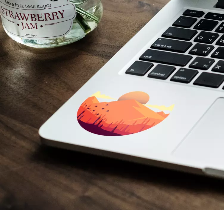 Nálepka vycházejícího slunce - TenStickers