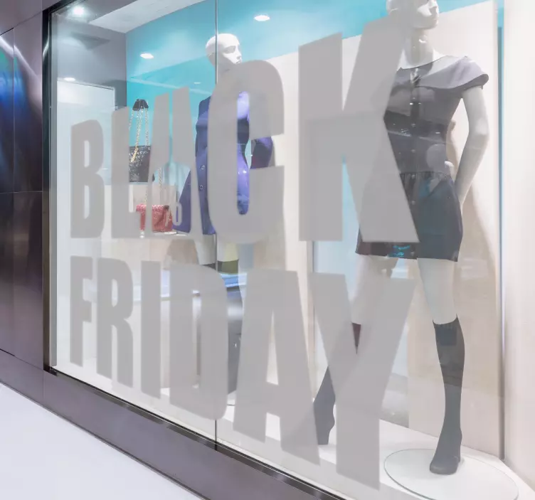 Nálepka výprodej výprodej černý pátek - TenStickers