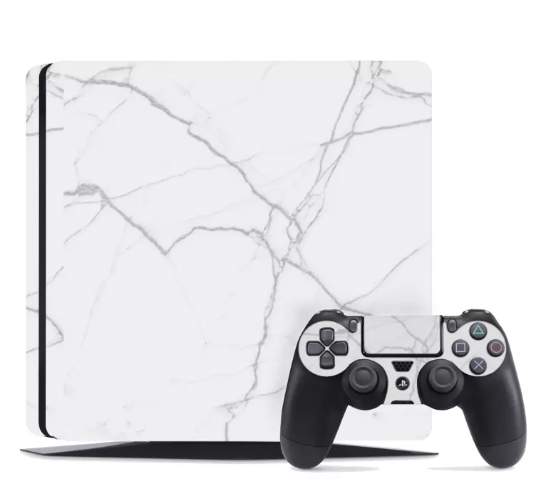 Bílý mramor ps4 kůže ps4 kůže - TenStickers