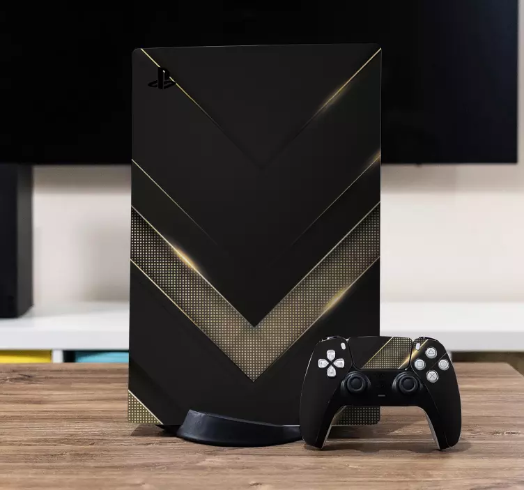 Nálepka moderní luxusní pozadí šablony ps5 - TenStickers