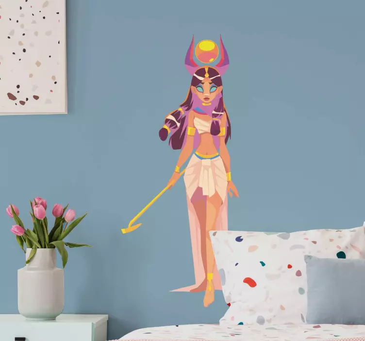 Egyptská bohyně politická nálepky - TenStickers