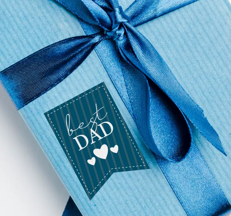 Vinylová nálepka nejlepšího táty - TenStickers