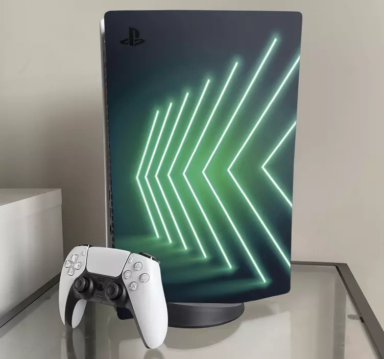 Neonová světla šipky samolepky ps5 - TenStickers