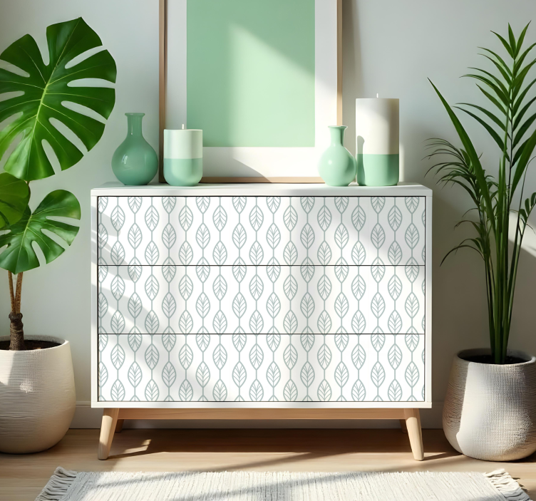 Obrysové listy Nábytek nálepka - TenStickers