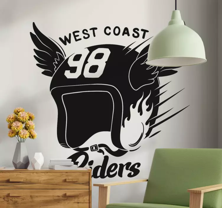 Obtisk motorkářského gangu - TenStickers