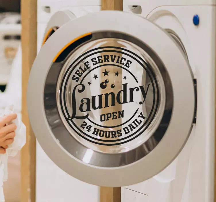 Obtisk spotřebiče do prádelny - TenStickers