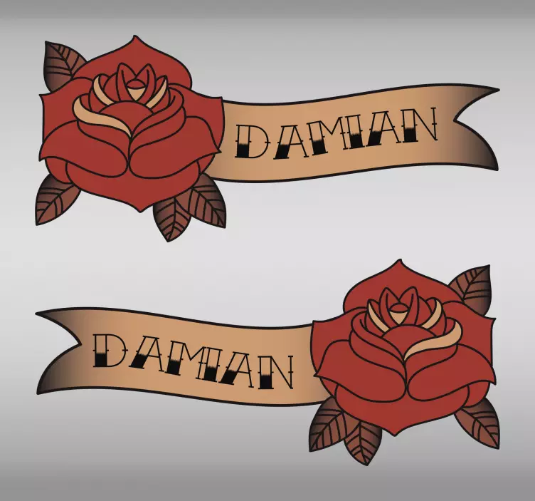 Okrasné květiny květina obtisky - TenStickers