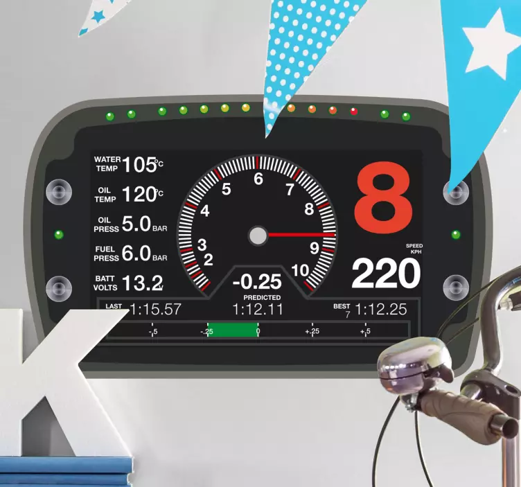 Nálepka na palubní desku - TenStickers